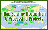 Click to view map of seimic acquisition & processing projects. Amigos Energy Consultants